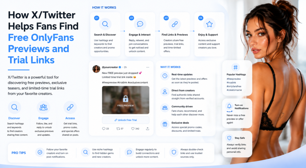 How X/Twitter Helps Fans Find Free OnlyFans Previews and Trial Links